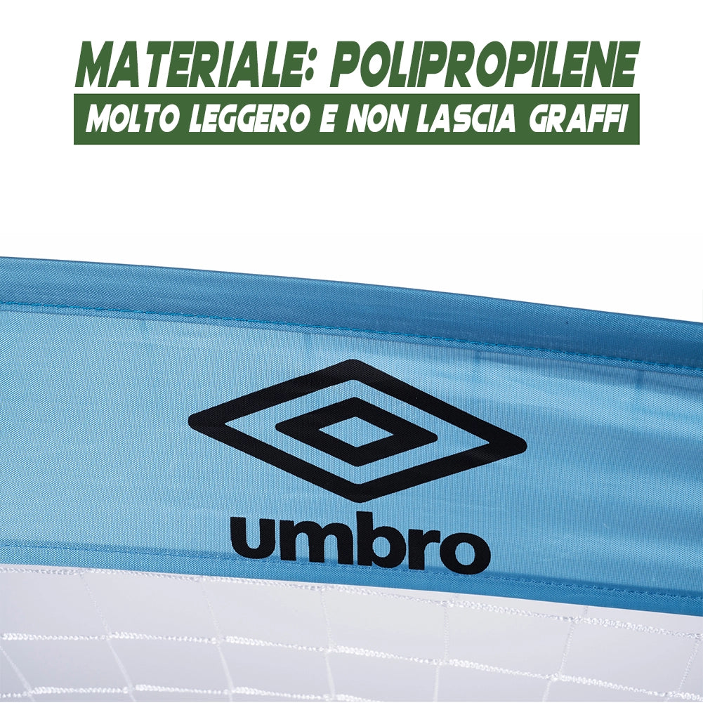 Porta da Calcio Pop-Up Pieghevole con Borsa Viaggio Sport Uso Interno ed Esterno