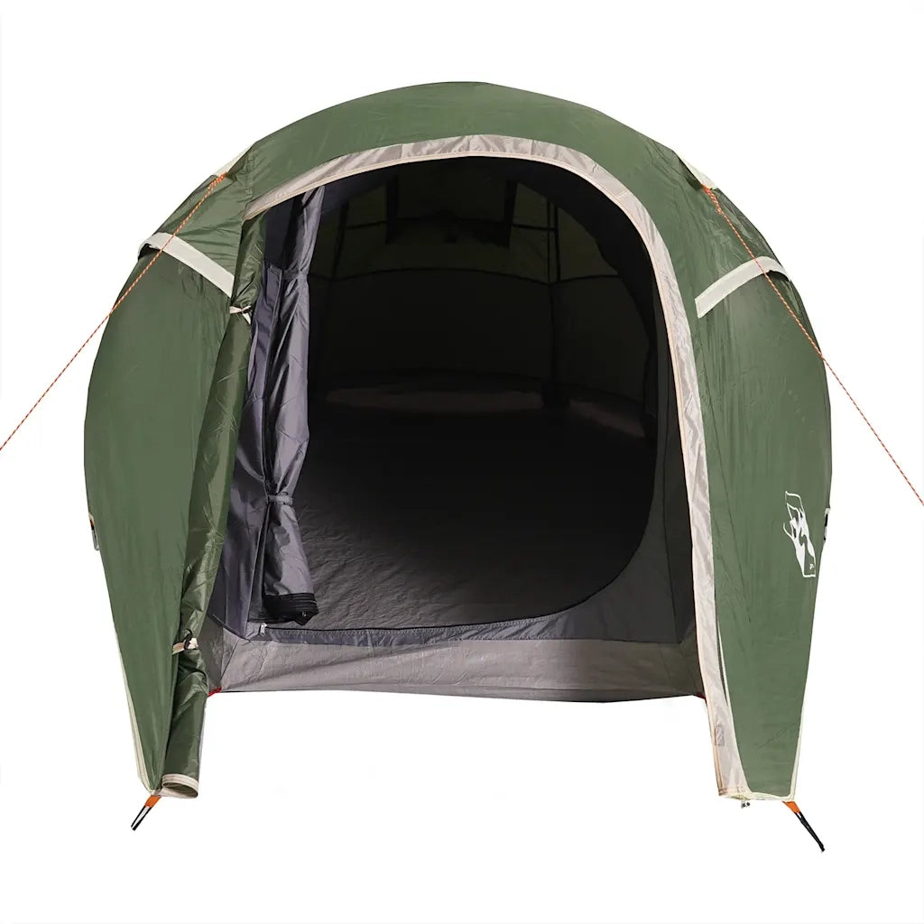 Tenda da Campeggio a Tunnel per 2 Persone Verde Impermeabile 94604