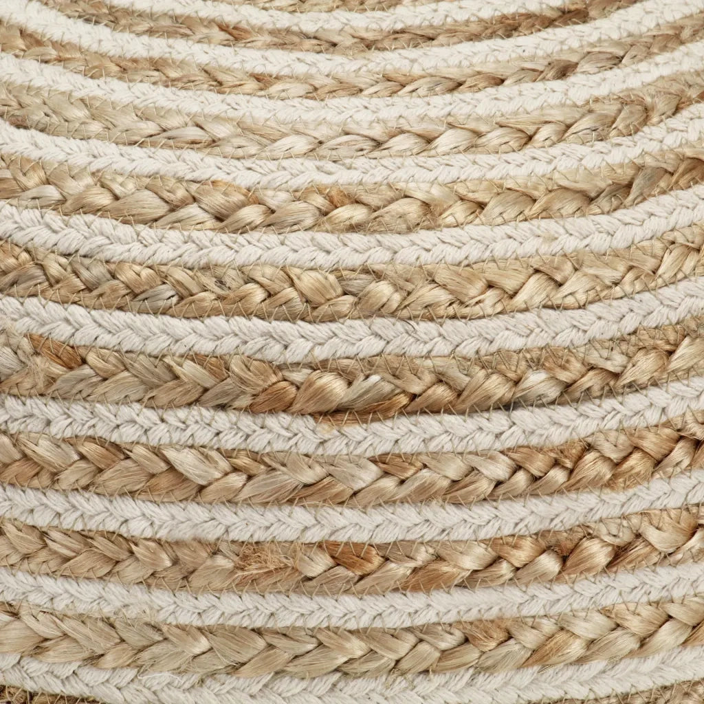 Pouf Lavorato a Mano 40x45 cm in Juta 248074