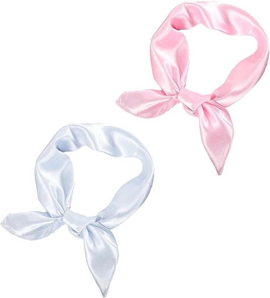 Sfumature di Stoffa per Capelli - Pannoloni di Seta Quadrati - Sciarpe di Satin - Bandane - Cappelli Leggeri e Eleganti - Protezione Solare - Adatto per Quattro Stagioni