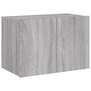 Mobile TV multimediale mensola TV credenza mobile TV parete attrezzata per sala da pranzo soggiorno camera da letto con luci LED Sonoma 60 x 35 x 41 cm grigio 02_0028055