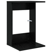 Tavolo laterale | Tavolino Rovere Nero 40 x 38 x 62,5 cm Legno multistrato