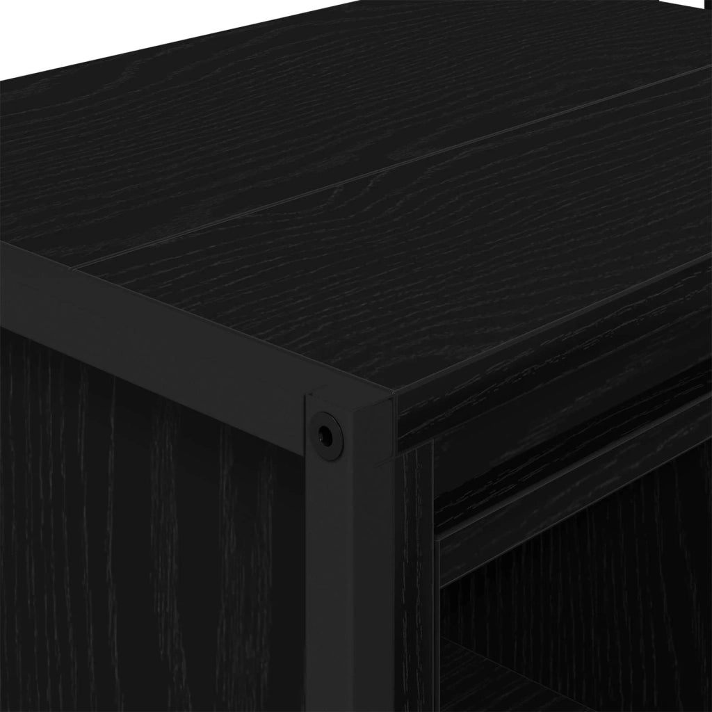 Mobile da Bagno Rovere Nero 60 x 30 x 60 cm Legno multistrato 886486