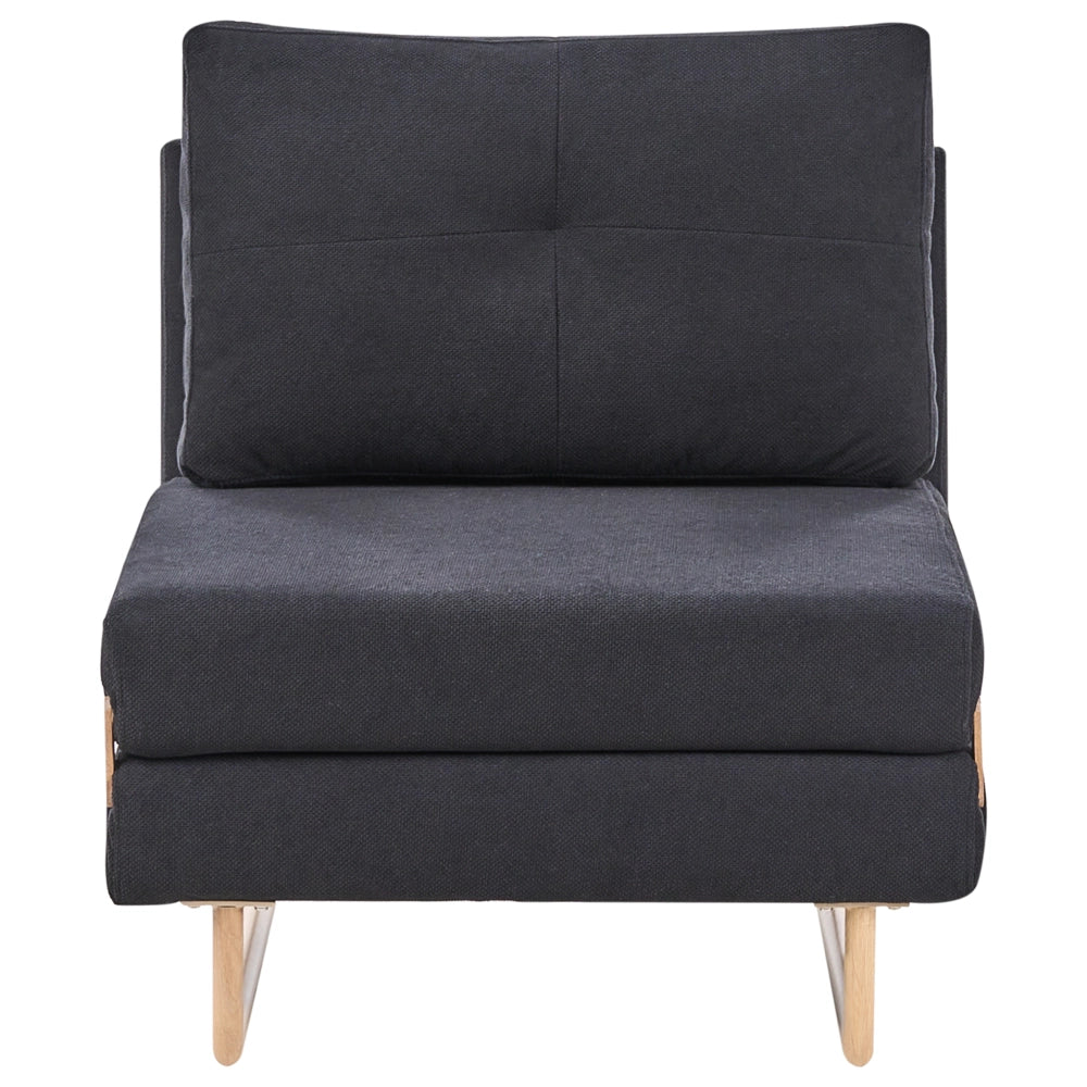 Divano letto singolo Boucle S per 1 persona Pieghevole bouclè bianco sporco pieghevole camera ospiti