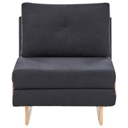 Divano letto singolo Boucle S per 1 persona Pieghevole bouclè bianco sporco pieghevole camera ospiti