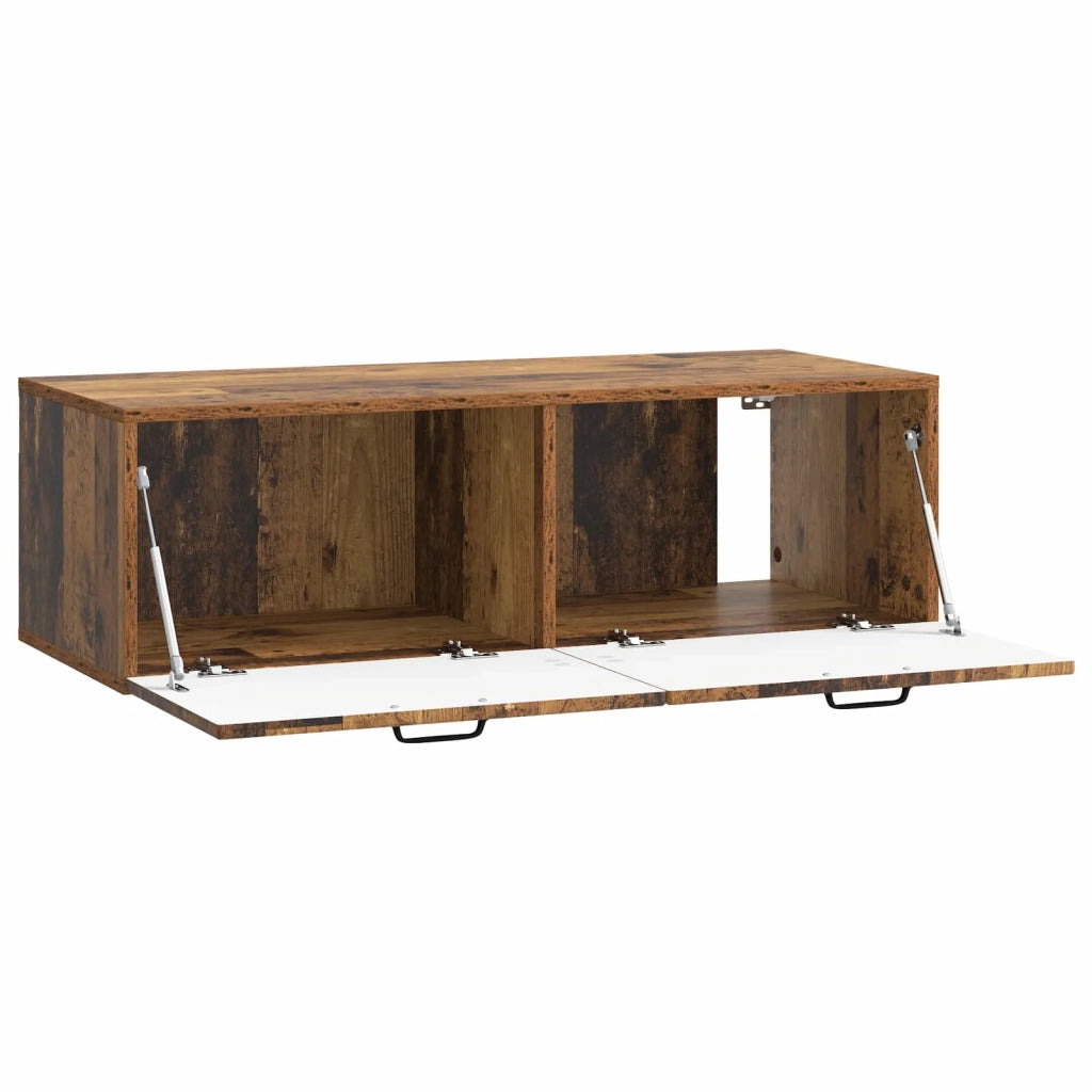 Mobile Porta TV da Muro Legno antico 98 x 41 x 30 cm