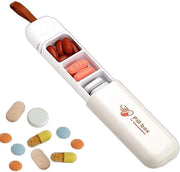Pacchetto di Comprimati Piccolo - 3 Celle - Compattato - Per Viaggio - Leggero - In Plastica - Preserva le Proprietà Farmacologiche - Scatola di Comprimati