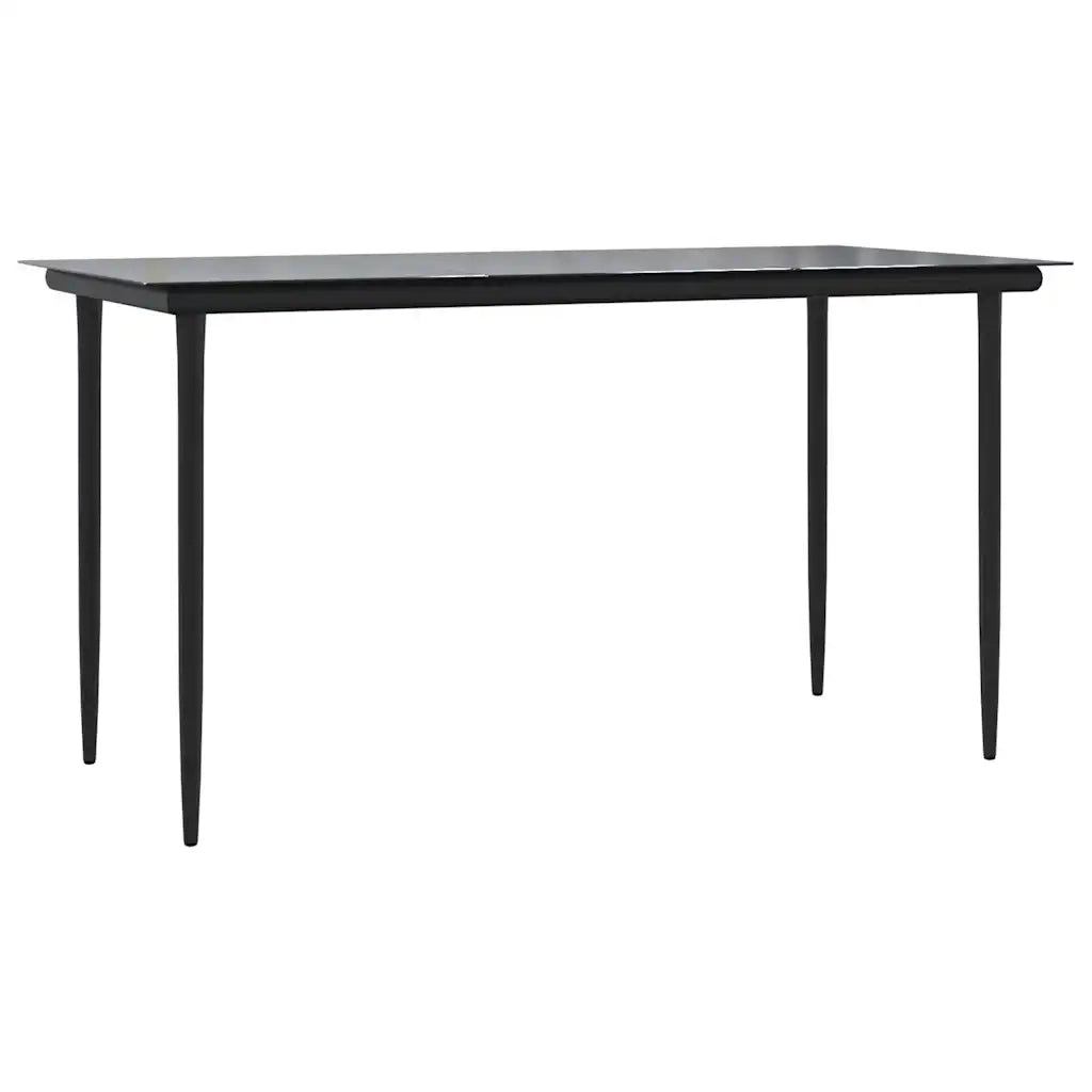 Set Pranzo da Giardino 5pz con Cuscini Grigio Chiaro Polyrattan 3213464