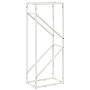 Rastrelliera per Legna da Ardere Bianca 40x25x100 cm CFW4520164