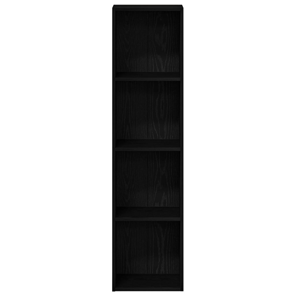 Armadio per Libri Rovere Nero 36 x 30 x 143 cm CFW2782174