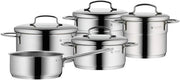 Piatto in acciaio inossidabile con fondo TransTherm - efficiente in termini di energia - 1 pezzo - acciaio inossidabile