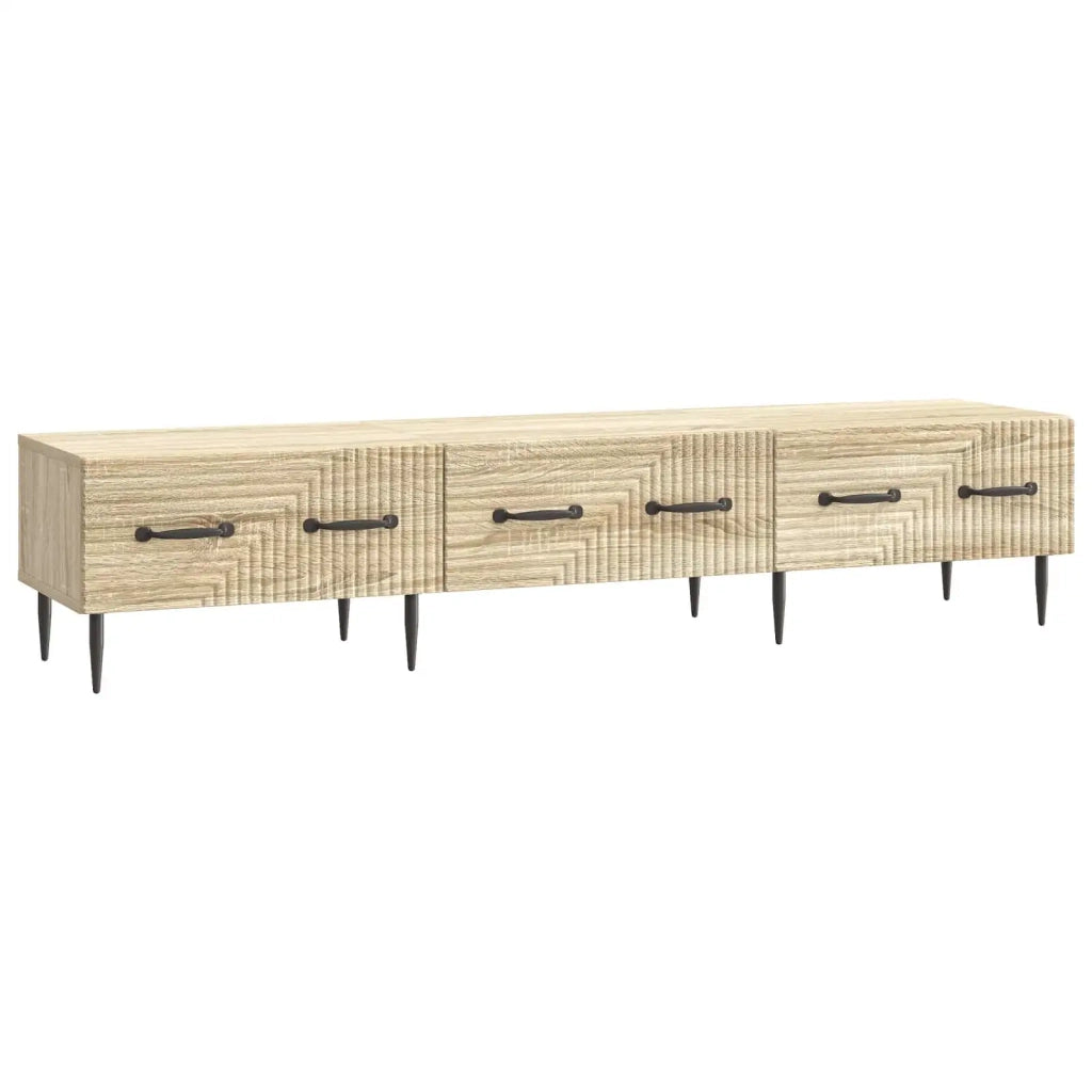 Mobile TV Rovere Sonoma 147 x 34,5 x 30 cm Legno ingegnerizzato 894937