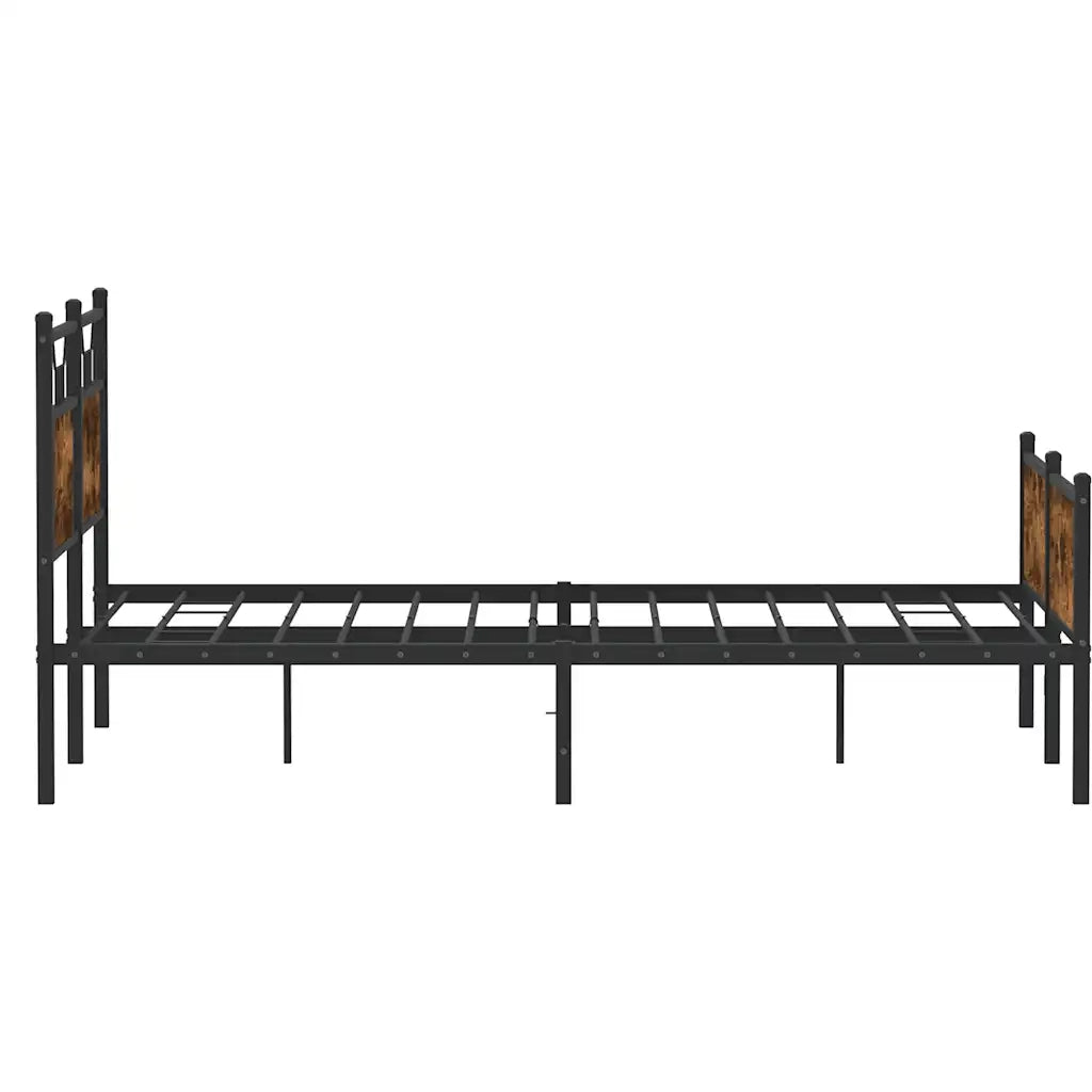 Giroletto senza Materasso Rovere Fumo 140x200 cm in Truciolato 4106927
