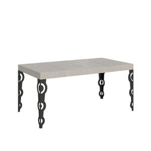 Tavolo Allungabile 120/380x90 cm Karamay Premium Cashmere Gambe Antracite