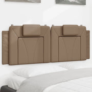 Cuscino Testiera Viana Cappuccino 140 cm in Similpelle 374794