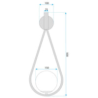 Lampada Da Parete G093-1w Black White