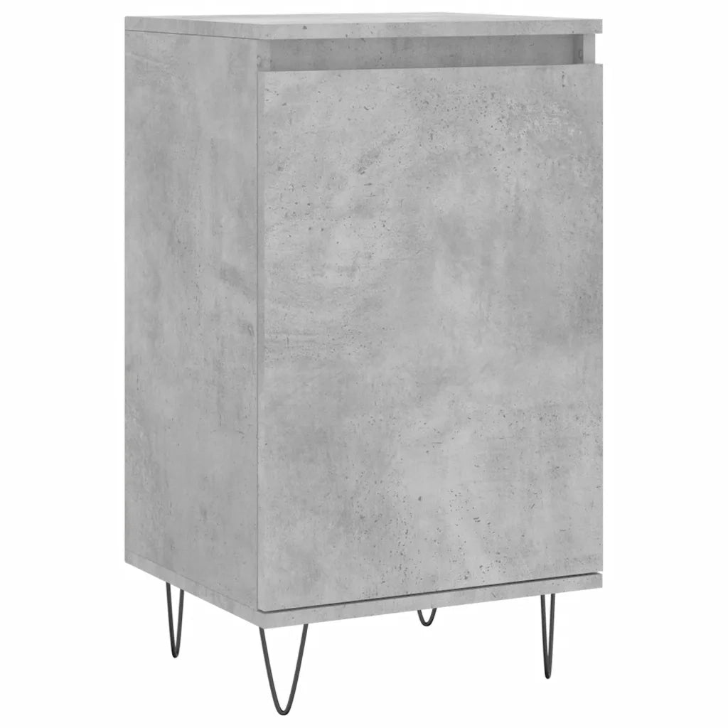 Credenze 2 pz Grigio Cemento 40x35x70 cm in Legno Multistrato 831061