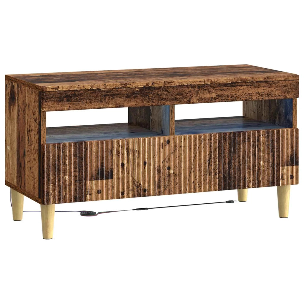 Mobile TV LED a 5 pezzi Legno antico Legno ingegnerizzato 3416607