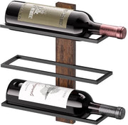 Wijnrek a muro per 3 bottiglie con fissaggio a parete, Wijnrek a muro, Flessenrek a muro, Flessenrek, Wijnflessa, Sostegno a parete per vino, Wijnhouder a muro, Decorazione a muro per vino.