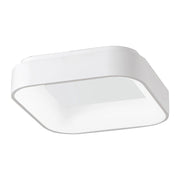CHOPIN - Plafoniera quadrata LED 48W 3300lm 3000K IP20 in metallo bianco - Rossini Group - Lampada da soffitto dal design minimale ed elegante
