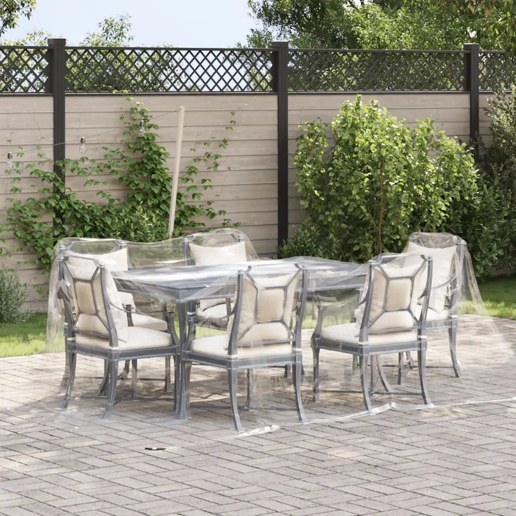 Telone trasparente con occhielli 3x4 m PVC 4018600
