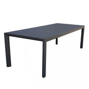 Tavolo Allungabile Houston 135/180x70x75h cm in Alluminio Antracite