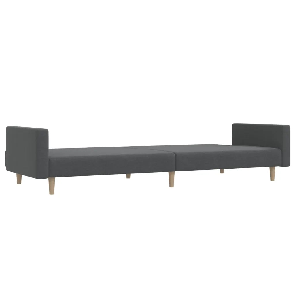 Divano letto | Sof¨¤ letto | Letto singolo a 2 Posti Grigio Chiaro in Tessuto
