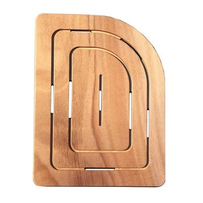 Pedana doccia in legno marino 74x55 cm lato destro per piatto doccia 70x90