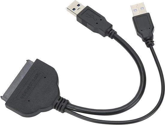 Adattatore USB 3.0 per disco rigido 2,5 pollici, velocità di trasferimento 150 MB/s.