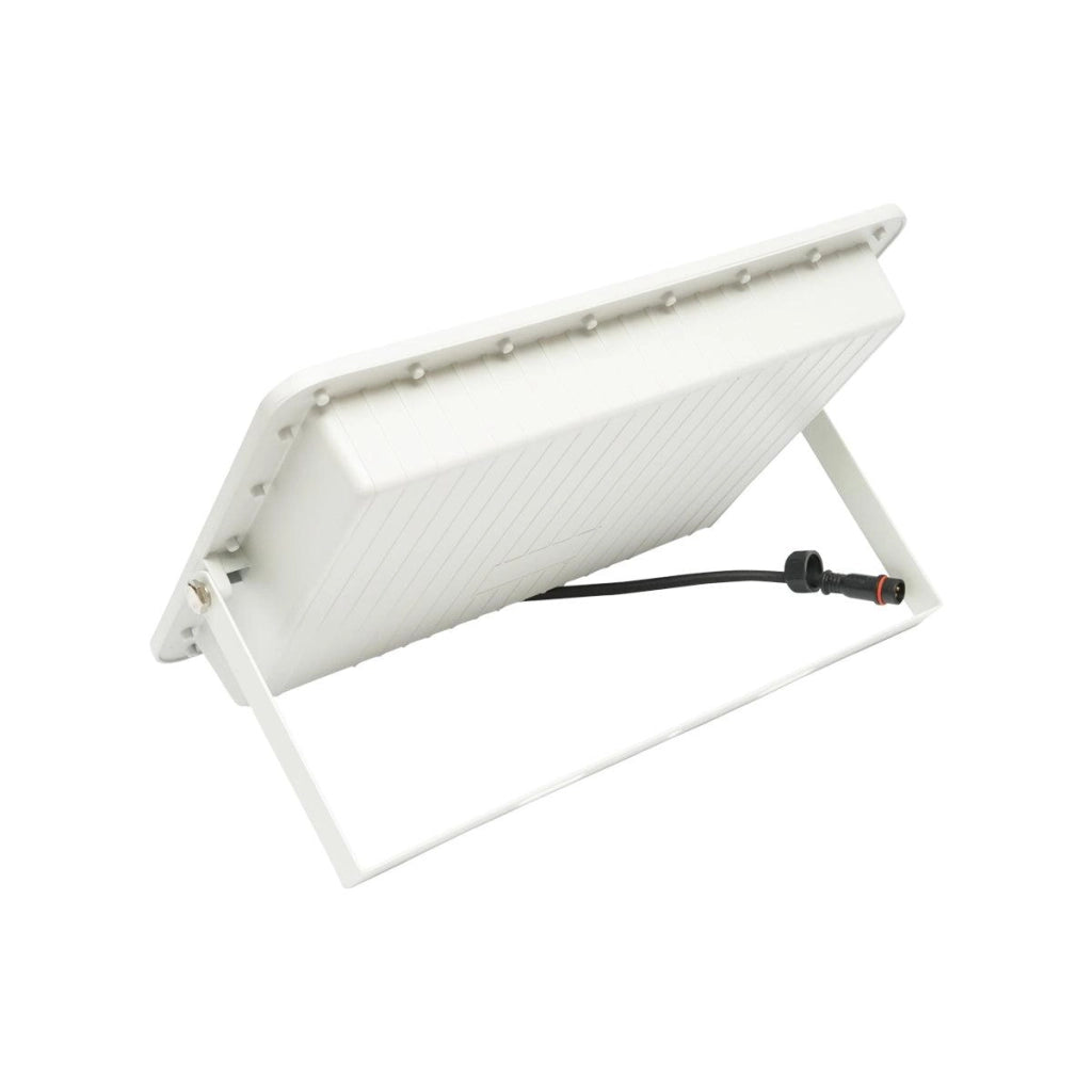 Proiettore LED 400W, 6500K con pannello solare 28W, telecomando e batteria 40Ah