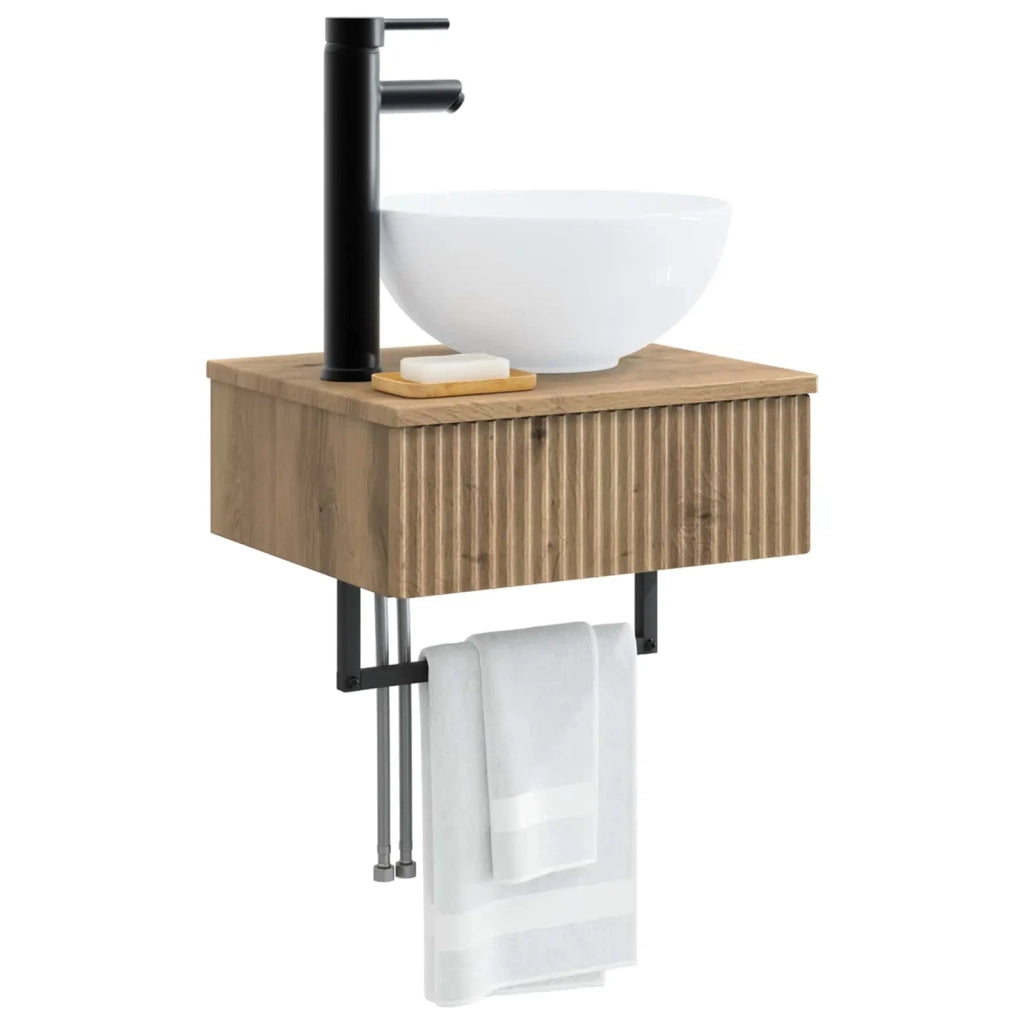 Lavabo da Parete Rovere Artigianale 40 x 35 x 39 cm