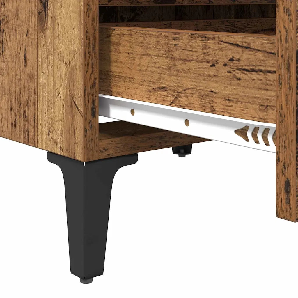 Armadio da Notte 2 pcs Legno vecchio 40 x 35 x 50 cm 871919