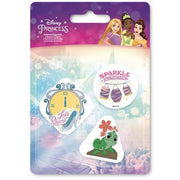 Trade Shop - Kit Gomme Per Cancellare 3pz Sagomate Tema Principesse Cancelleria Bambine Scuola 953681 -