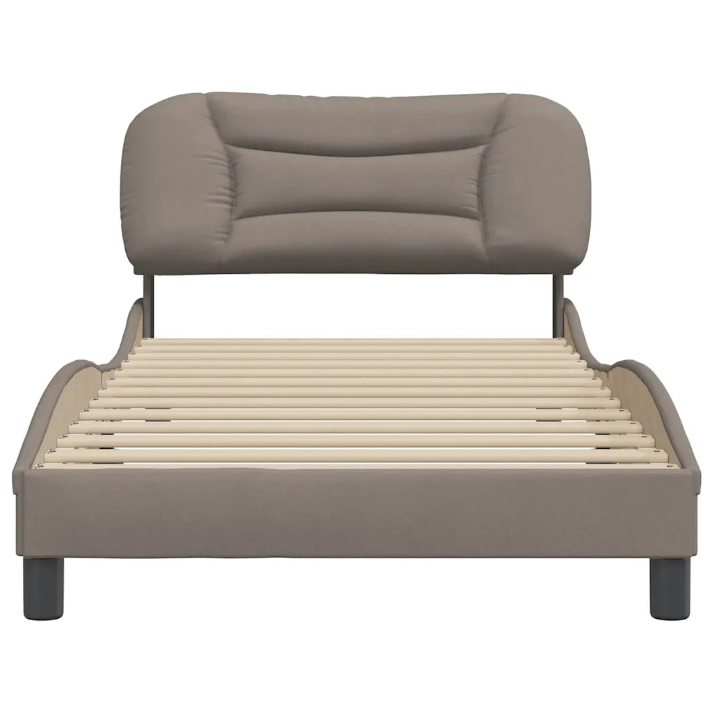 Giroletto senza Materasso Tortora 100x200 cm in Tessuto