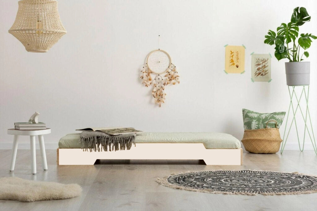 Lettino Montessori BOB bianco 180 x 90 cm
