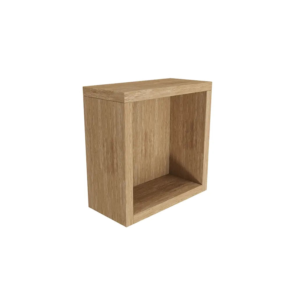 Pensile bagno a giorno sospeso 25x25cm color rovere chiaro| Moor