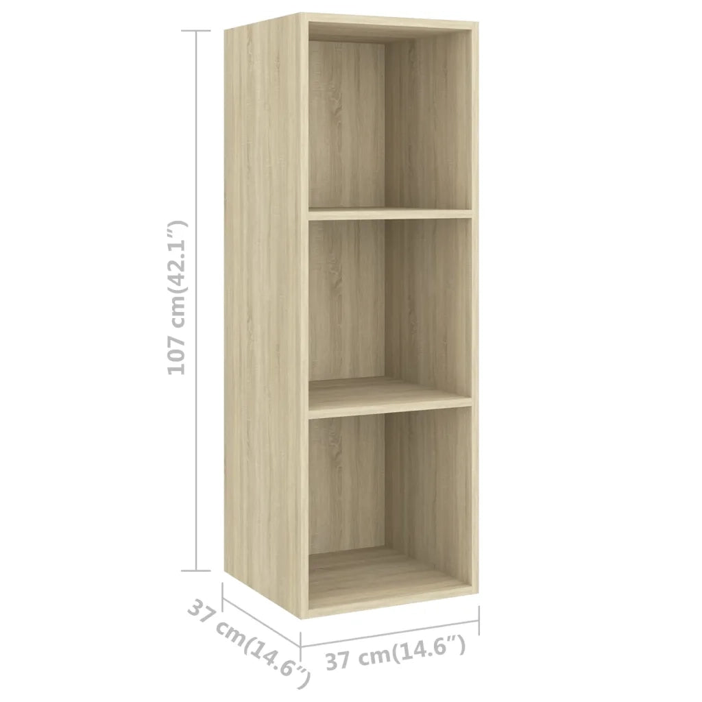 Set Porta TV 4 pz Rovere Sonoma in Truciolato cod mxl 62103