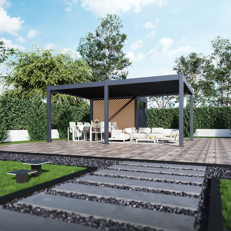Pool house di 30 m² - Corner - Antracite