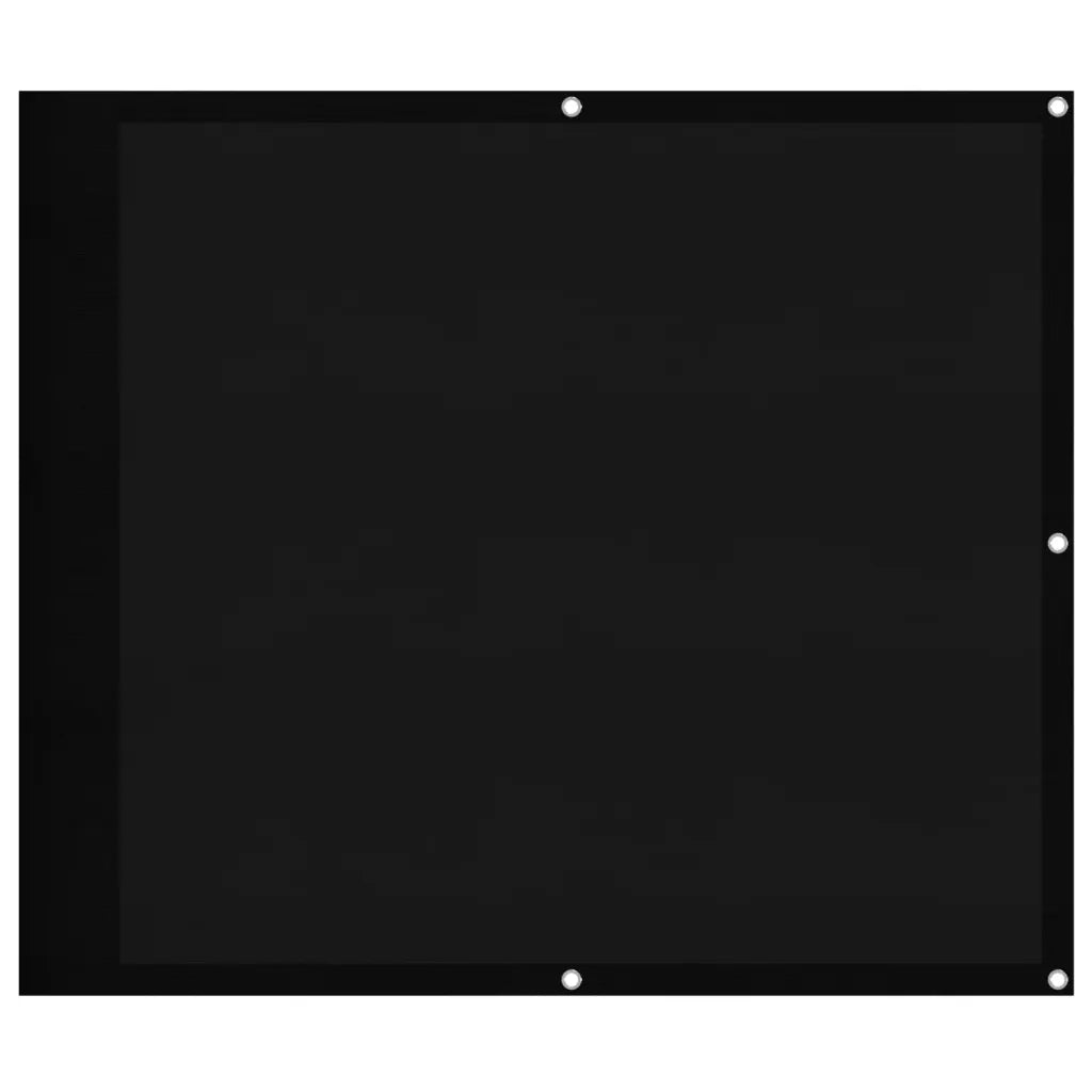 Paravento da Balcone Nero 90x1000 cm 100% Poliestere Oxfordcod mxl 90067