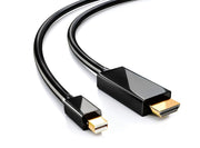Cavo da Mini DisplayPort a HDMI, 1,5 m, da Mini DP (Thunderbolt 2) a HDMI, cavo da Mini DisplayPort a HDMI per MacBook Air/Pro, Surface Pro, Pc proiettore e monitor