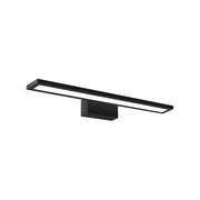 READ Applique da bagno LED 10W 900lm 3000K IP20 Nera - Rossini Illuminazione - Lampada a parete sottile per specchi e quadri in metallo