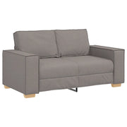 Divano | Divano da soggiorno | Sofa a 2 posti tortora 160x78x84 cm in tessuto