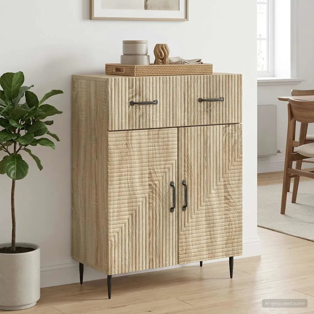 Credenza Rovere Sonoma 66 x 34,5 x 89,5 cm Legno ingegnerizzato 894867