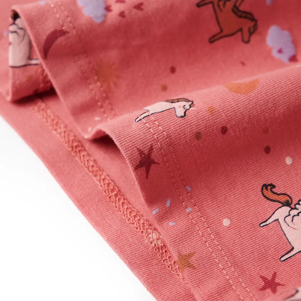 Pigiama da Bambina a Maniche Lunghe Rosa Antico 92 CFW9461473