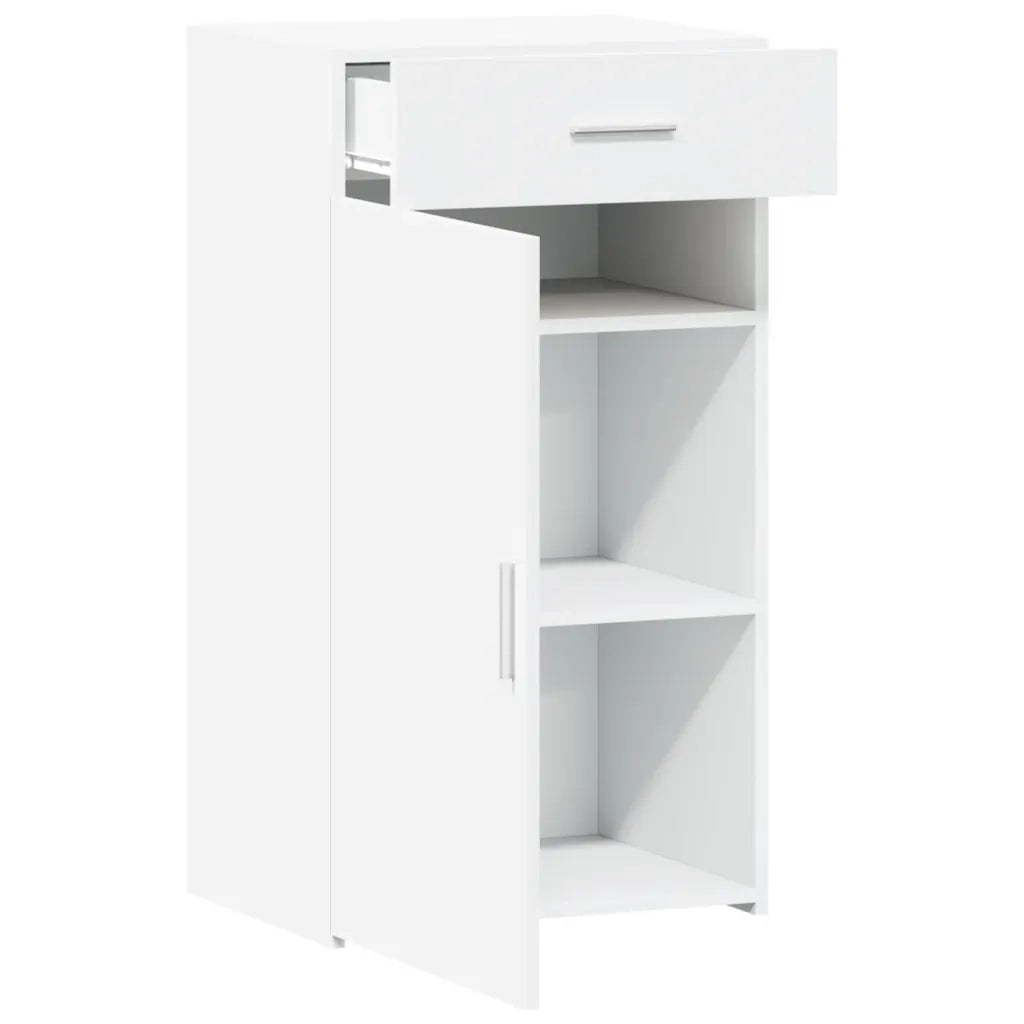 Credenza-Buffet-Armadio da cucina Bianca 50x42,5x93 cm in Legno Multistrato 700836