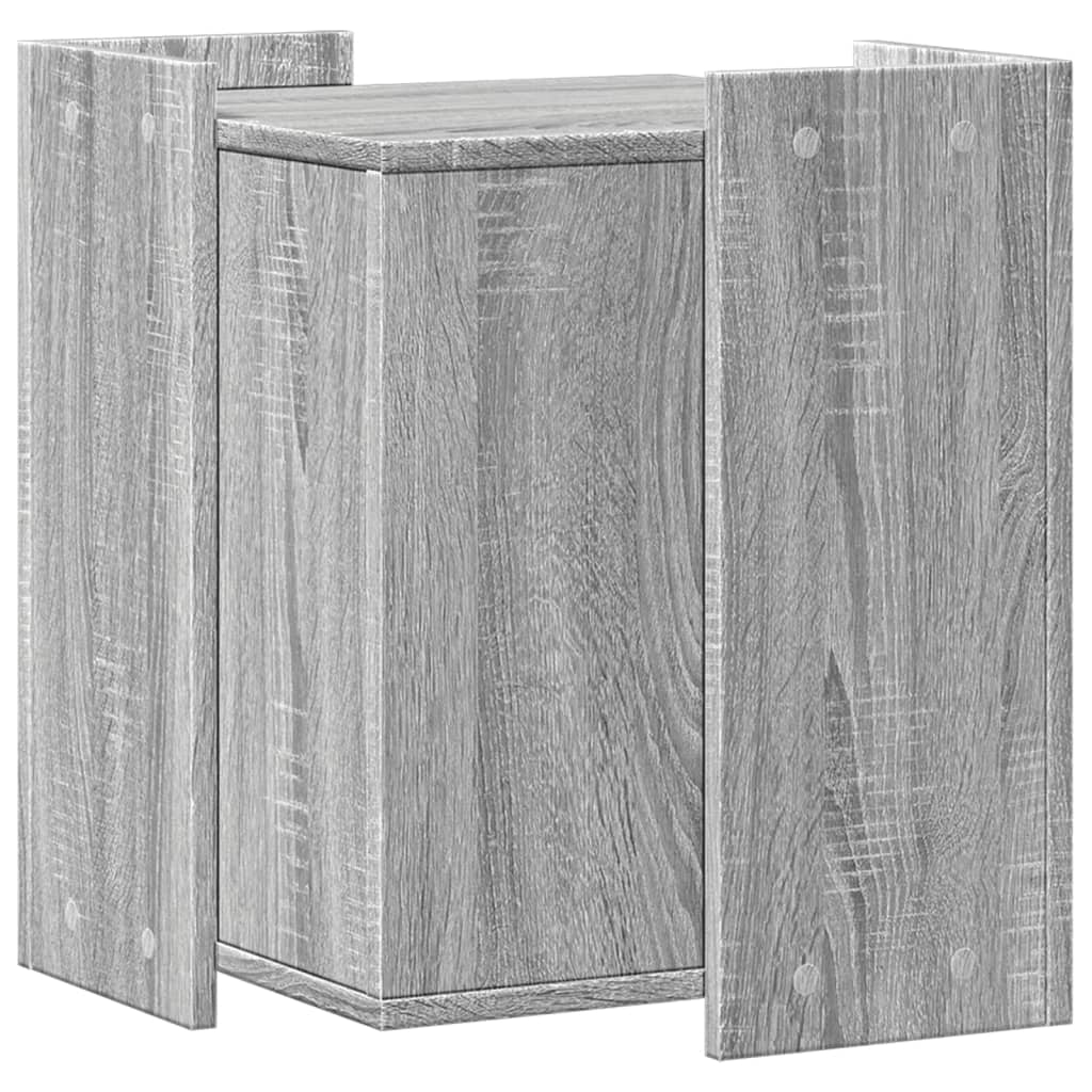 Mobiletto per lettiera per gatti in legno ingegnerizzato Sonoma grigio 02_0043335
