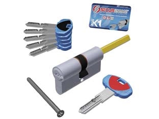 CILINDRO.EUROPEO EVOK1 CODOLO 0CK2 SERIE 3100  mm.30x50 (3101QCS30501X5)    SECUREMME