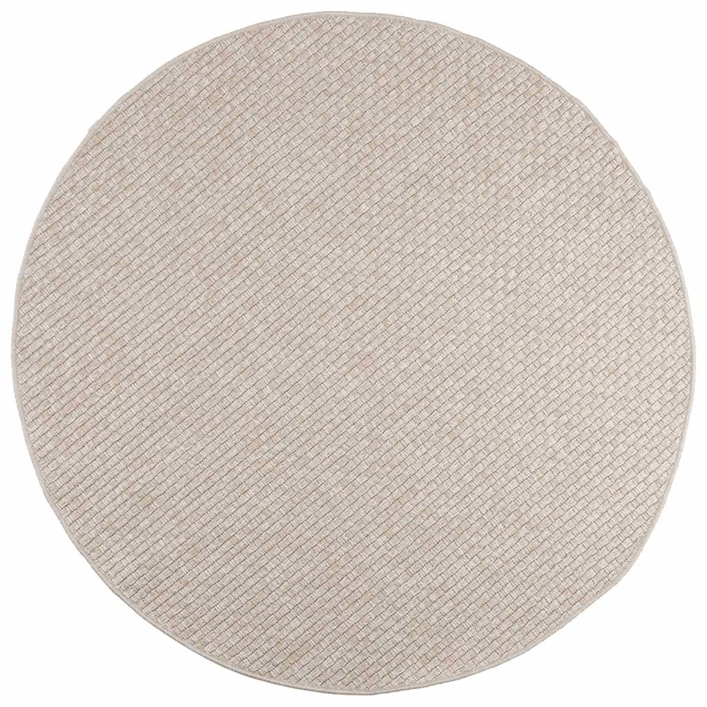 Tappeti per area Rotondo FARO Crema Ø 120 CM Poliestere 42022567