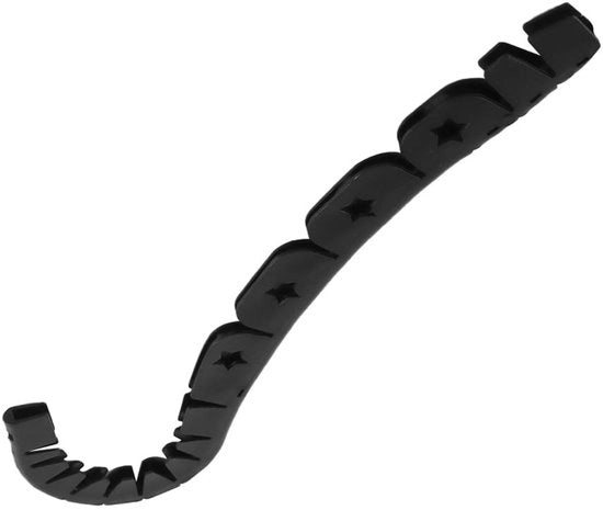 Protezione per bastoni hockey - Dimensioni 30 x 9 cm - Materiale stevig plastico - Nero