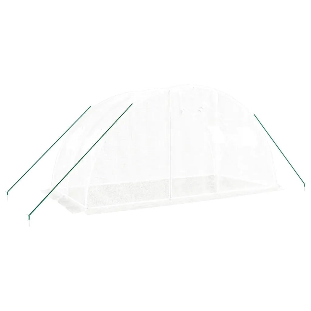 Serra con Telaio in Acciaio Bianco 8 mÂ² 4x2x2 mcod mxl 127718